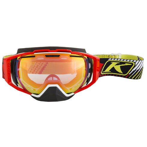 Ochelari Snow Klim Oculus Tribal Warfare Red - Lt Smoke Red Mirror and Lt Green Tint